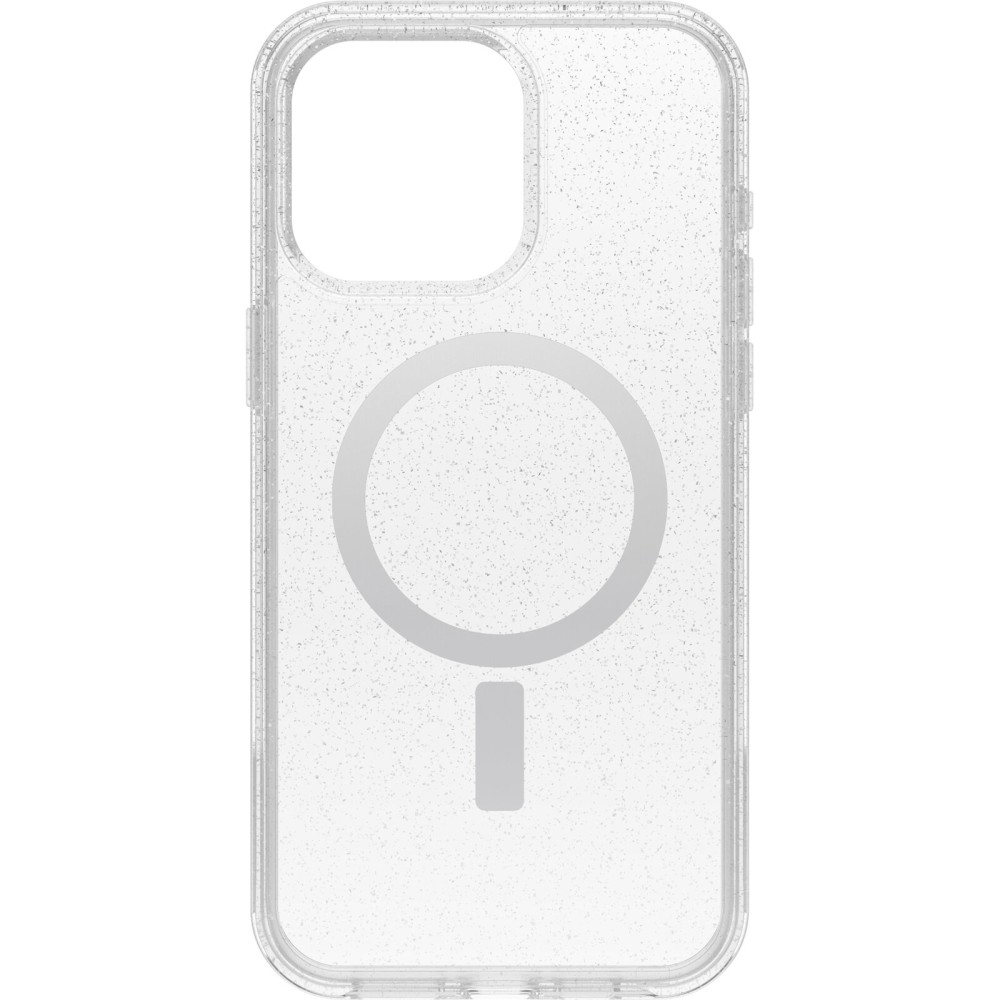OtterBox Symmetry Series Clear for MagSafe Cover for iPhone 15 Pro Max, Transparent Stardust OtterBox Symmetry Series Clear for MagSafe Cover for iPhone 15 Pro Max, Transparent Stardust