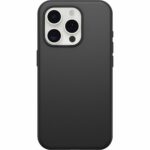 OtterBox Symmetry Series MagSafe Cover for iPhone 15 Pro, Polycarbonate/Rubber, Black