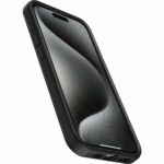 OtterBox Symmetry Series MagSafe Cover for iPhone 15 Pro, Polycarbonate/Rubber, Black