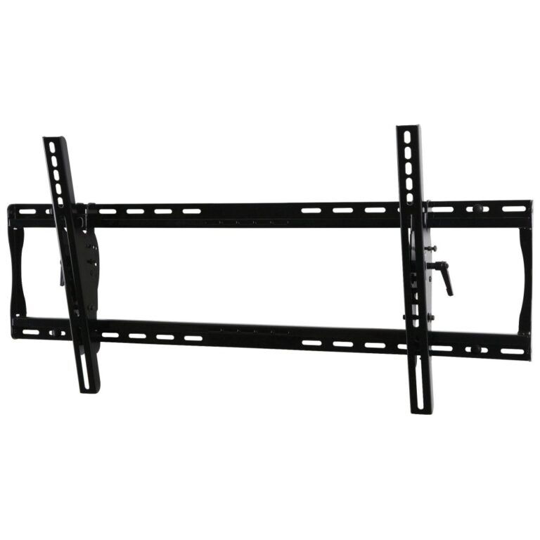 Peerless PT660 Wall TV Mount for 39-90" Screens, 91kg Max Weight, Tilt -5-15°, Black