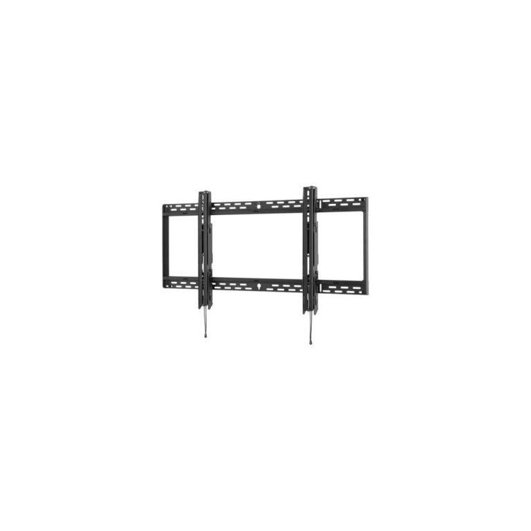 Peerless SF670P Wall Mount for 46" to 90" TVs, Max 113kg, 4.4cm Depth, Black