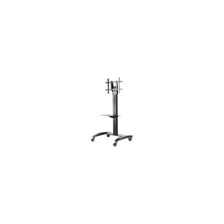 Peerless SR560M Multimedia Cart 32-75" VESA Display Stand 68.2kg Capacity Black