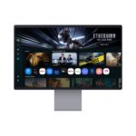 Samsung 32" 4K UHD 165Hz OLED Smart Monitor M9 M90SF with HDR10+, G-Sync Compatible, Silver