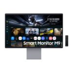Samsung 32" 4K UHD 165Hz OLED Smart Monitor M9 M90SF with HDR10+, G-Sync Compatible, Silver