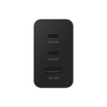Samsung 65W Trio Universal USB-C Power Adapter with 2x Type-C, 1x Type-A, Black
