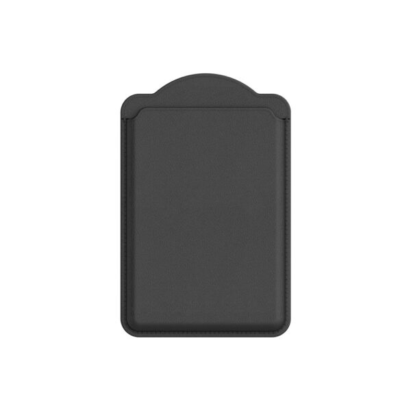 Samsung Card Holder for Galaxy S25 Clear Magnet Case - Black Magnetic Wallet, 2 Card Slots