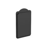 Samsung Card Holder for Galaxy S25 Clear Magnet Case - Black Magnetic Wallet, 2 Card Slots
