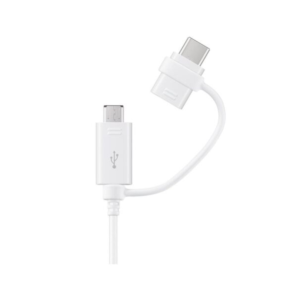 Samsung EP-DG930 USB 2.0 Cable 1.5m, USB-A to USB-C/Micro-USB B, White