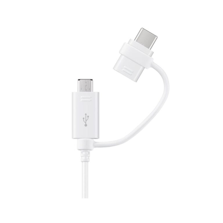 Samsung EP-DG930 USB 2.0 Cable 1.5m, USB-A to USB-C/Micro-USB B, White