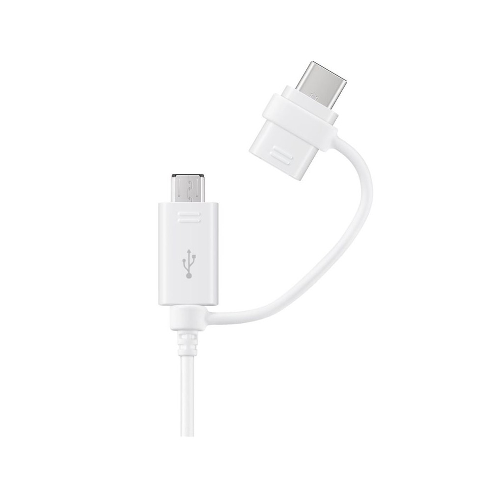 Samsung EP-DG930 USB 2.0 Cable 1.5m, USB-A to USB-C/Micro-USB B, White Samsung EP-DG930 USB 2.0 Cable 1.5m, USB-A to USB-C/Micro-USB B, White
