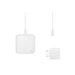 Samsung EP-P2400TWE 15W Wireless Charging Pad with Fast Charging & Overheating Protection - White