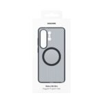 Samsung Galaxy S26 Ultra Ribbed Pattern Mobile Phone Cover Black, 6.9", Wireless Charging, Drop Proof