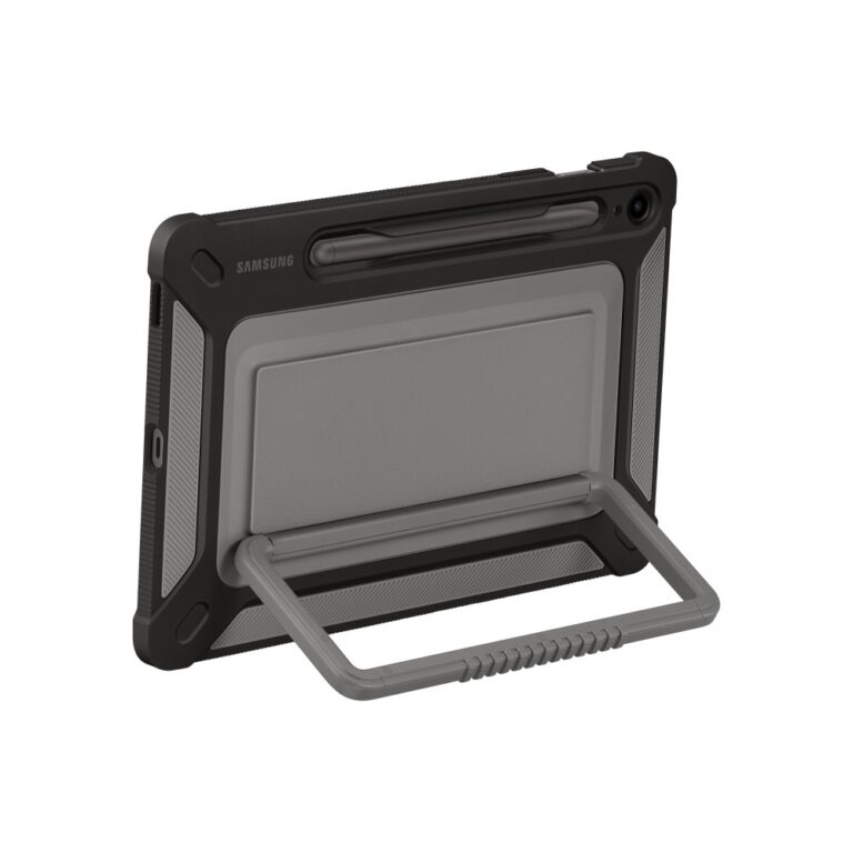 Samsung Galaxy Tab S9 FE 10.9" Bump & Scratch Resistant Cover with Pen Loop & Stand - Black