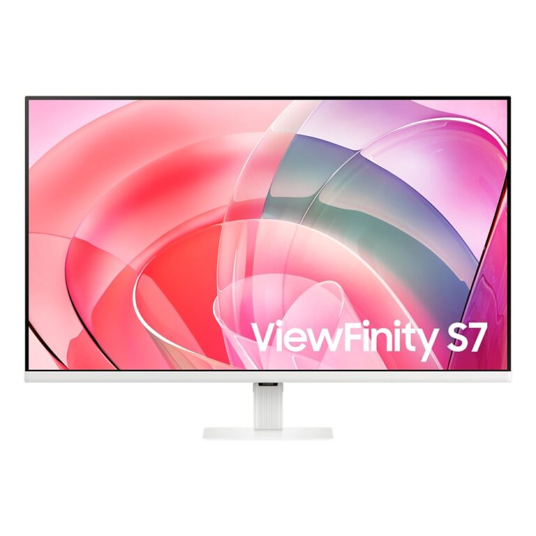 Samsung LS32D701EAU 32" 4K Ultra HD 3840x2160 60Hz VA LED Monitor with HDR10, Eye Saver, White