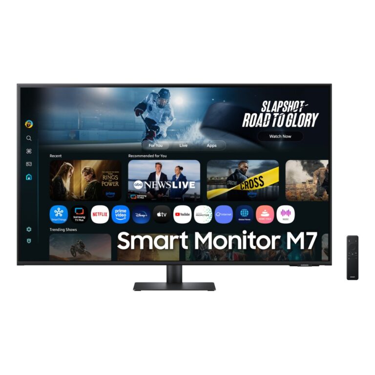 Samsung M7 43" Smart Monitor M70F 4K Ultra HD 60 Hz VA Flat Screen Black