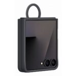 Samsung Ring Case Silicone Cover for 17.4 cm (6.85") Samsung Galaxy Z Flip7 - Black