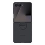 Samsung Ring Case Silicone Cover for 17.4 cm (6.85") Samsung Galaxy Z Flip7 - Black