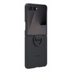 Samsung Ring Case Silicone Cover for 17.4 cm (6.85") Samsung Galaxy Z Flip7 - Black