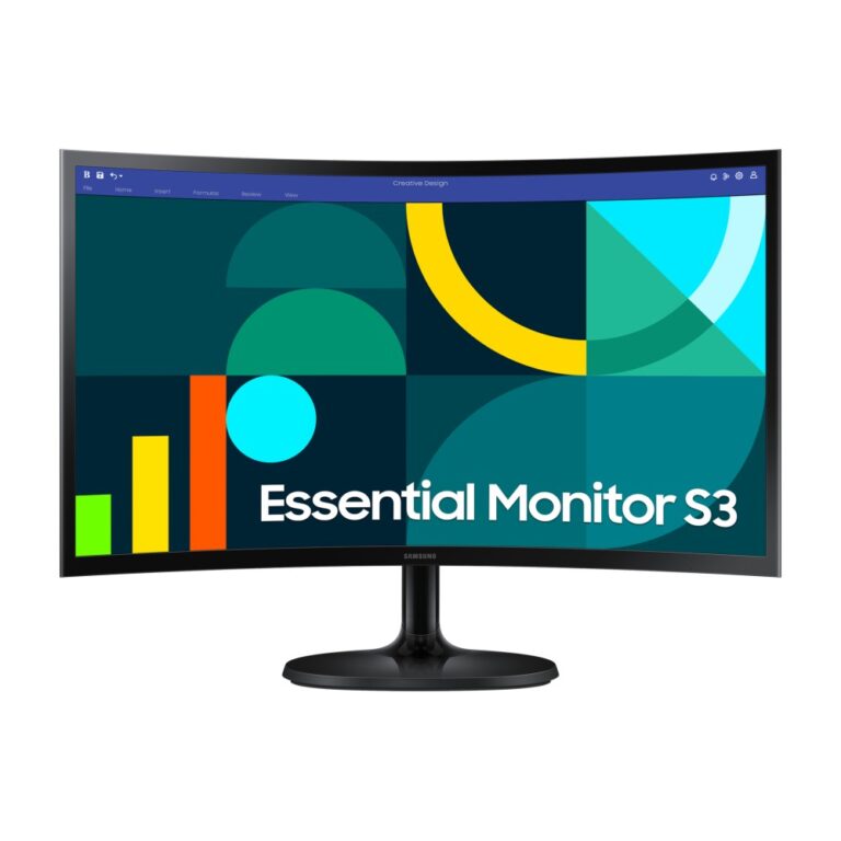 Samsung S36GD 24" Full HD Curved VA Monitor, 100Hz, 4ms GTG, Eye Saver, Black