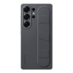 Samsung Standing Grip Cover for Galaxy S25 Ultra 6.9" Black - Silicone, Drop & Scratch Resistant