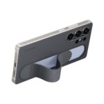 Samsung Standing Grip Cover for Galaxy S25 Ultra 6.9" Black - Silicone, Drop & Scratch Resistant