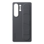 Samsung Standing Grip Cover for Galaxy S25 Ultra 6.9" Black - Silicone, Drop & Scratch Resistant