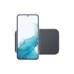 Samsung Wireless Charger Duo Pad 15W Fast Charging USB for Phone & Smartwatch Grey