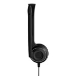 Sennheiser PC 7 USB Monaural Headset with Boom Microphone, Noise-Cancelling, Wired, Black