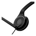 Sennheiser PC 7 USB Monaural Headset with Boom Microphone, Noise-Cancelling, Wired, Black