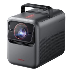 Soundcore Nebula X1 Standard Throw Projector 4K UHD 3500 ANSI Lumens Laser Google TV Black, Grey