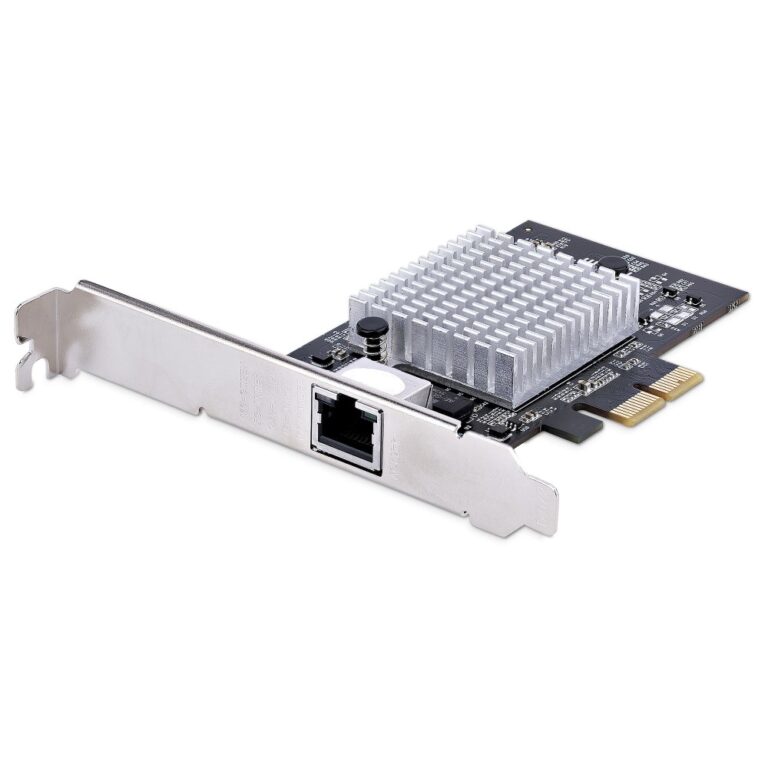 StarTech.com 1-Port 10Gbps PCIe Network Adapter Card, 10GBASE-T, NBASE-T, Full-height (low-profile)