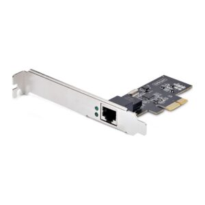 StarTech.com 1-Port 2.5Gbps NBASE-T PCIe Network Card Intel I225-V Multi-Gigabit NIC
