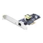 StarTech.com 1-Port 2.5Gbps NBASE-T PCIe Network Card, Intel I225-V, PoE+, SATA Powered
