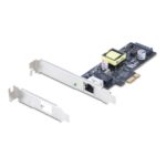StarTech.com 1-Port 2.5Gbps NBASE-T PCIe Network Card, Intel I225-V, PoE+, SATA Powered