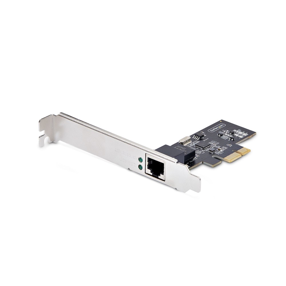 StarTech.com 1-Port 2.5Gbps NBASE-T PCIe Network Card Intel I225-V Multi-Gigabit NIC StarTech.com 1-Port 2.5Gbps NBASE-T PCIe Network Card Intel I225-V Multi-Gigabit NIC