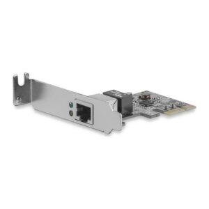 StarTech.com 1 Port PCIe Gigabit Ethernet Network Card Low Profile Adapter 1000 Mbit/s Realtek RTL8111H