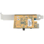 StarTech.com 1-Port PCIe to RS232 Serial Card, 16C1050 UART, 921.6 Kbps, Steel, Yellow