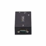 StarTech.com 1-Port Serial to Ethernet Adapter, RS232 to RJ45, Wall/DIN Rail Mount, Black