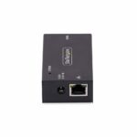 StarTech.com 1-Port Serial to Ethernet Adapter, RS232 to RJ45, Wall/DIN Rail Mount, Black