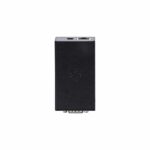 StarTech.com 1-Port Serial to Ethernet Adapter, RS232 to RJ45, Wall/DIN Rail Mount, Black