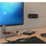 StarTech.com 10-Port USB 3.2 Gen 1 Hub - 5Gbps Metal Industrial with ESD & Surge Protection, Black