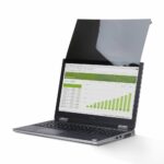 StarTech.com 13.3" 16:9 Flip-Up Privacy Screen Anti-Glare Blue Light Filter Touch Laptop Monitor