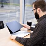 StarTech.com 14" 16:9 Flip-Over Privacy Screen with Touch, Anti-Glare, 51% Blue Light Reduction