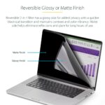 StarTech.com 15" Magnetic Laptop Privacy Screen for MacBook Air 2023, Blue Light Filter, Reversible Matte/Glossy