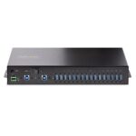 StarTech.com 16-Port Industrial USB 3.2 Gen 1 Hub, 5Gbps, Metal, DIN/Rack Mount, ESD Protection