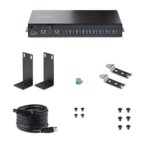 StarTech.com 16-Port Industrial USB 3.2 Gen 1 Hub, 5Gbps, Metal, DIN/Rack Mount, ESD Protection