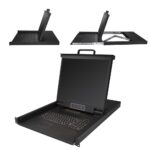 StarTech.com 16 Port Rackmount KVM Console with 19" 1280x1024 LCD Monitor & KVM Cables - Black