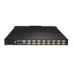 StarTech.com 16 Port Rackmount KVM Console with 19" 1280x1024 LCD Monitor & KVM Cables - Black