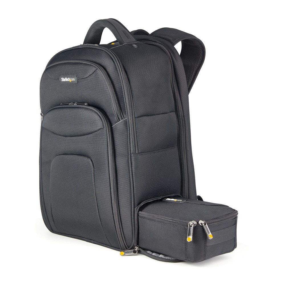 StarTech.com 17.3" Laptop Backpack with Removable Accessory Organizer - Ergonomic, Black, Nylon StarTech.com 17.3" Laptop Backpack with Removable Accessory Organizer - Ergonomic, Black, Nylon