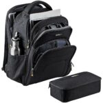 StarTech.com 17.3" Laptop Backpack with Removable Accessory Organizer - Ergonomic, Black, Nylon